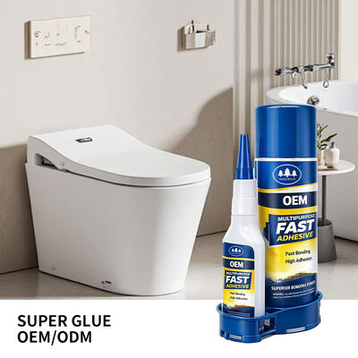 ราคาดี Large Manufacturer Fast Adhesive Bonding Wood Metal Leather Plastic400ml Activator and 100g Cynacrylate Instant Adhesive ออนไลน์