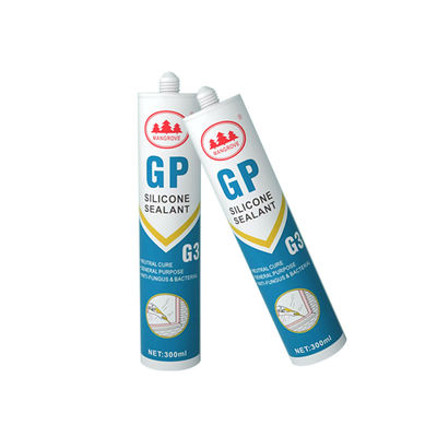 น้ำยาซีลซิลิโคนชนิดแข็งตัวด้วยกรดสีขาว OEM สำหรับการก่อสร้างตู้ปลาแก้ว