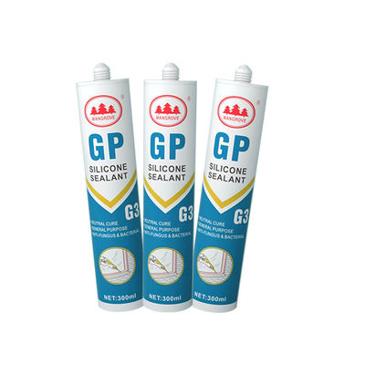 น้ํากันเหลว Acetic การรักษาสับติด Sealant ขาวสําหรับกระจก Bonding การปิด