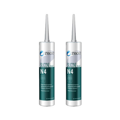 ใส นิวตรัล 100% ซิลิโคน Sealant กันน้ําสําหรับกระจกโลหะ Caulk