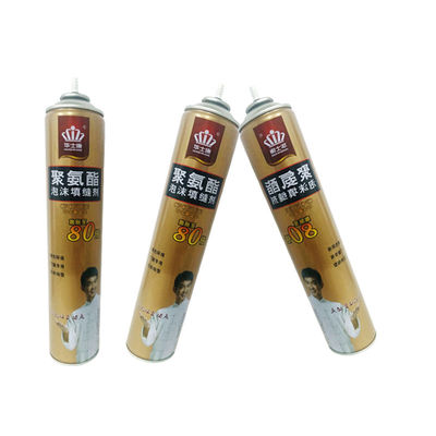 OEM Gap Filler Polyurethane Foam Sealant 750ML สําหรับอุปกรณ์ประกอบการก่อสร้าง