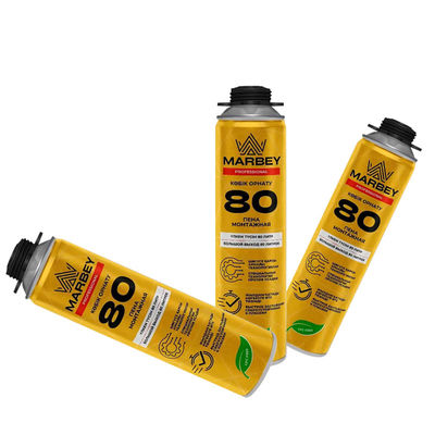 Off White PU Foam Sealant 80 Times All Seasons การก่อสร้างกําลังขยาย