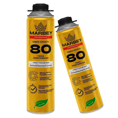 สเปรย์ฟองพอลิอุเรธานทนความร้อนแบบกําหนดเอง 750Ml ประตูหน้าต่าง