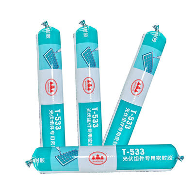 OEM ครีมกันแดด แผ่นแสงอาทิตย์ ซิลิโคน Sealant ดํา 600ml สําหรับโมดูล PV