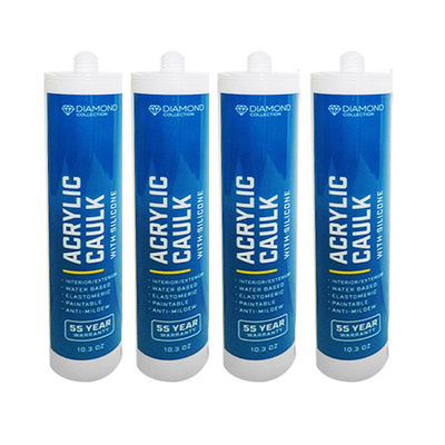 สารประปาอะคริลิคซิลิโคนไซด์เกรดการก่อสร้าง สีขาว 9009-54-5