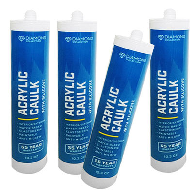 กันฝน Caulk Caulking ซิลิโคนิคอะคริลิค Sealant แรงโลหะติด