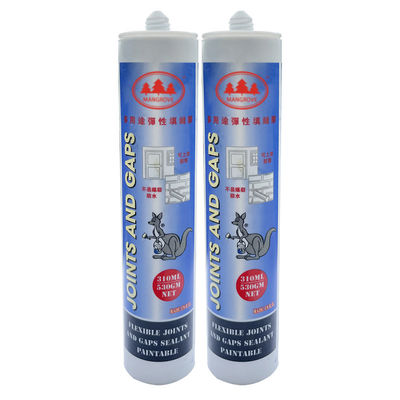 สีขาว สีดํา สะดวกต่อและช่องว่าง ซิลิโคน Sealant หน้าต่างประตูกรอบ Anti Cracking