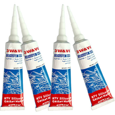 โรงงาน 42 กรัม/100 กรัม RTV ซิลิโคน Sealant ป้องกันการรั่วไหลสําหรับรถยนต์ สีเทา ขาว
