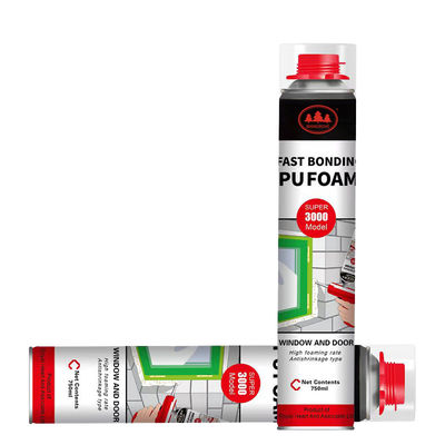 สร้างอาคาร ปิดผนัง Polyurethane Foam Sealant กับการบรรจุที่ทําตามสั่ง ไม่เป็นพิษ