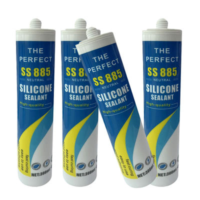 ใส 300 มิลลิตร หน้าต่างประตูกระจก นิวเทรล กันสภาพอากาศ ซิลิโคน Sealant
