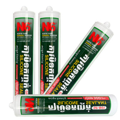 การแห้งรวดเร็ว กันน้ํา 300 มิลลิลิตร สีขาวหน้าต่างห้องน้ํากรดซิลิโคน Sealant