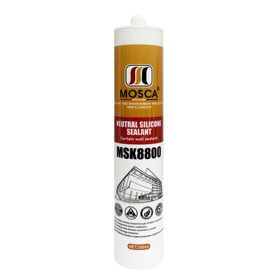 OEM ตัวอย่างฟรี สีขาว Neutral Cure ซิลิโคน Sealant ผูกติด ประตูหน้าต่าง